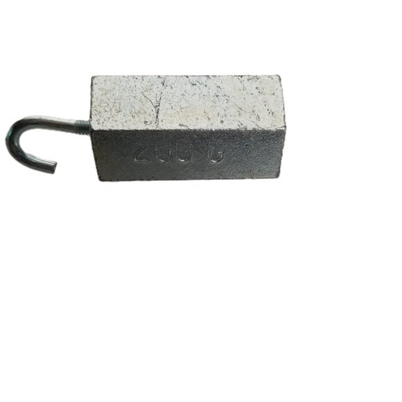 Hooked Weights 200 Gram Lot of 7 Chrome Plated Steel Lab Science Physics - Picture 3 of 4